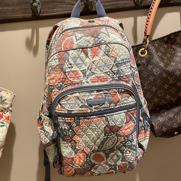 nomadic floral vera bradley backpack